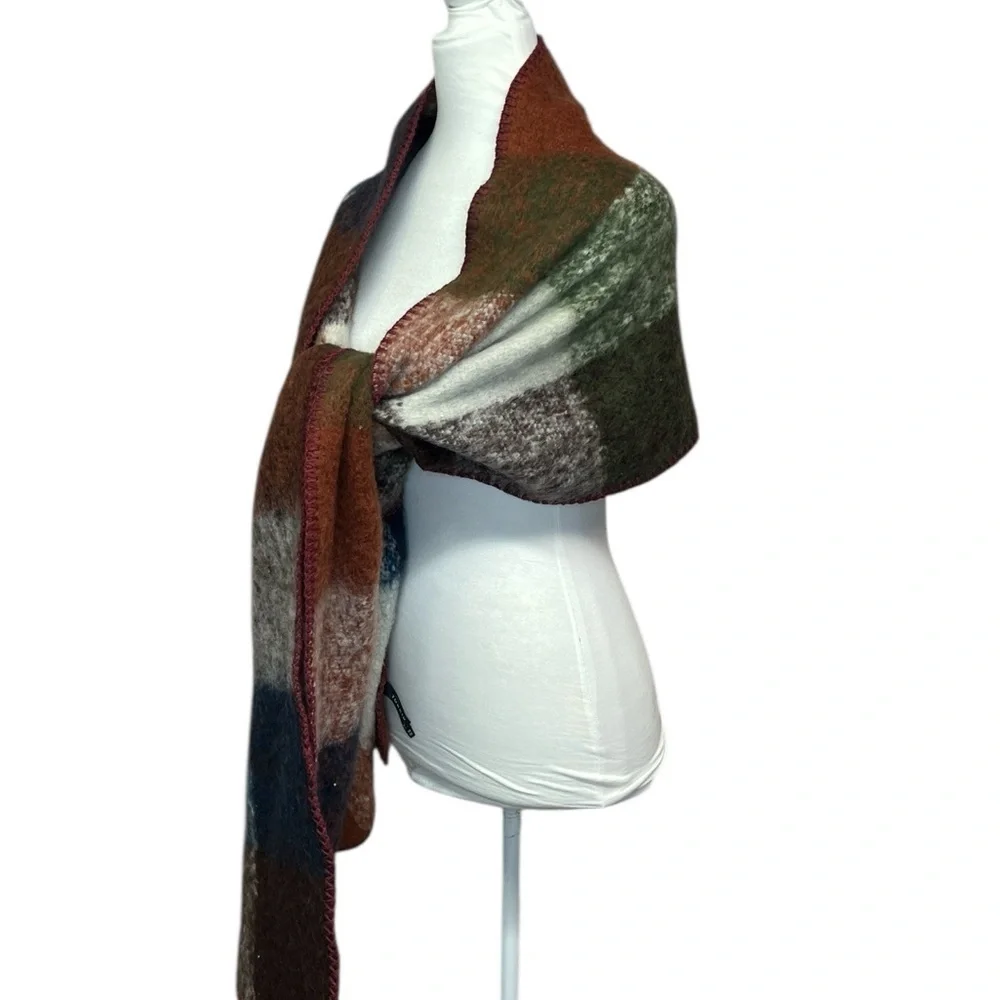 Torrid Blanket Multicolor Plaid Scarf